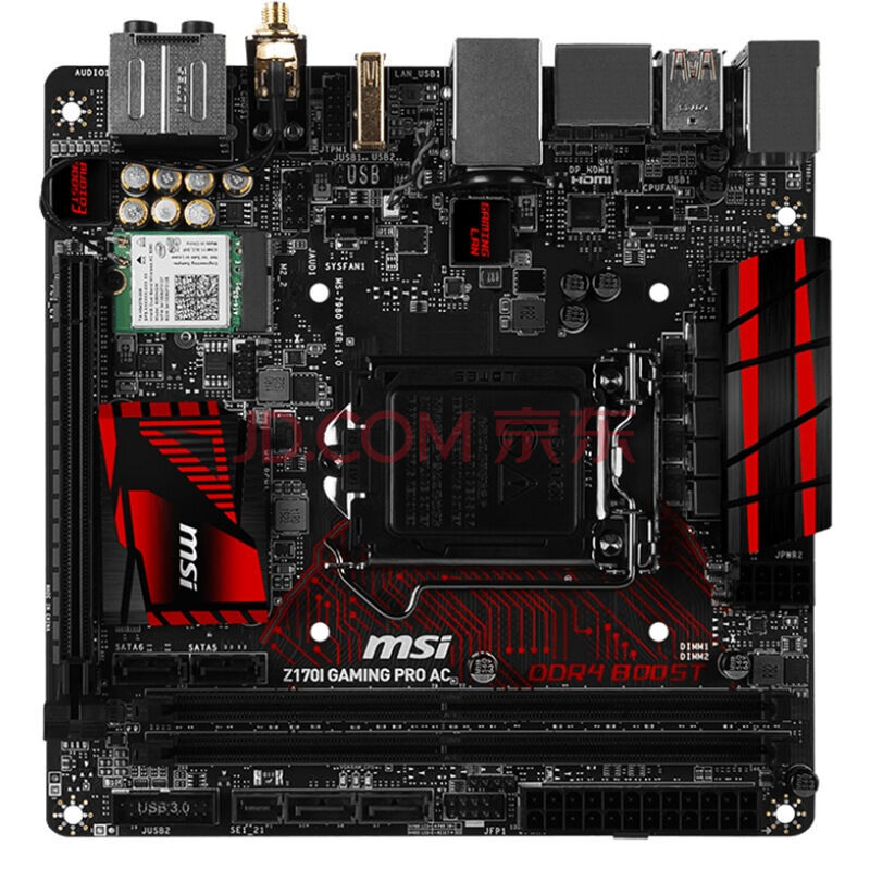 ʷͼۣ msi ΢ Z170I Gaming Pro AC Mini-ITX 899Ԫ