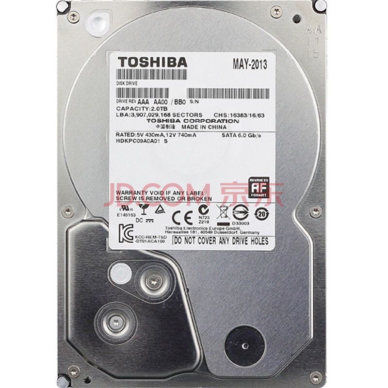 TOSHIBA ֥ DT01ACA100 1TB 7200ת ̨ʽӲ 279Ԫ
