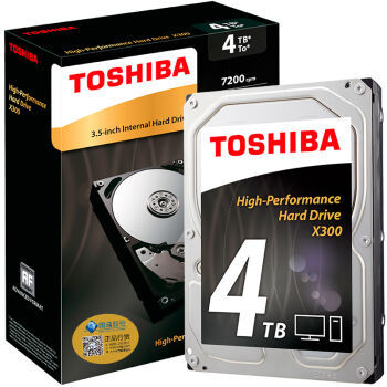 ֥TOSHIBA X300ϵ 4TB 7200ת SATA3 ̨ʽӲHDWE140 128M󻺴棤954