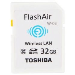 TOSHIBA ֥  32G FlashAir ߾Ƕʽ SDHC洢 Class10199Ԫ