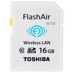 TOSHIBA ֥ 16GB FlashAir Wi-Fi SDHC洢