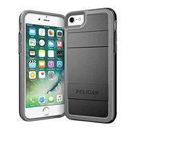 Pelican Cell Phone Case for Apple iPhone 7 Plus - Black/Light Gra