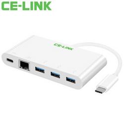 CE-LINK 1676 Type-CתǧUSB3.0ӿ+type c/OTG USB-CתRJ159Ԫ