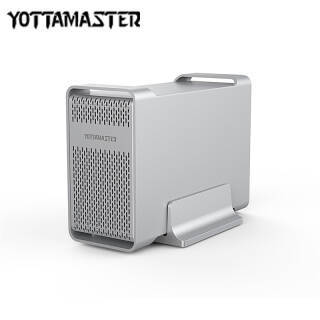 YottaMaster 3.5ӢType-CӲ̺йSATA3.0ȫ˫λ̨ʽӲRAID ֧690Ԫ