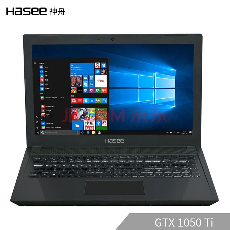 Hasee   KINGBOOK T65C 15.6ӢϷʼǱԣi7-7700HQ8GB14999Ԫ