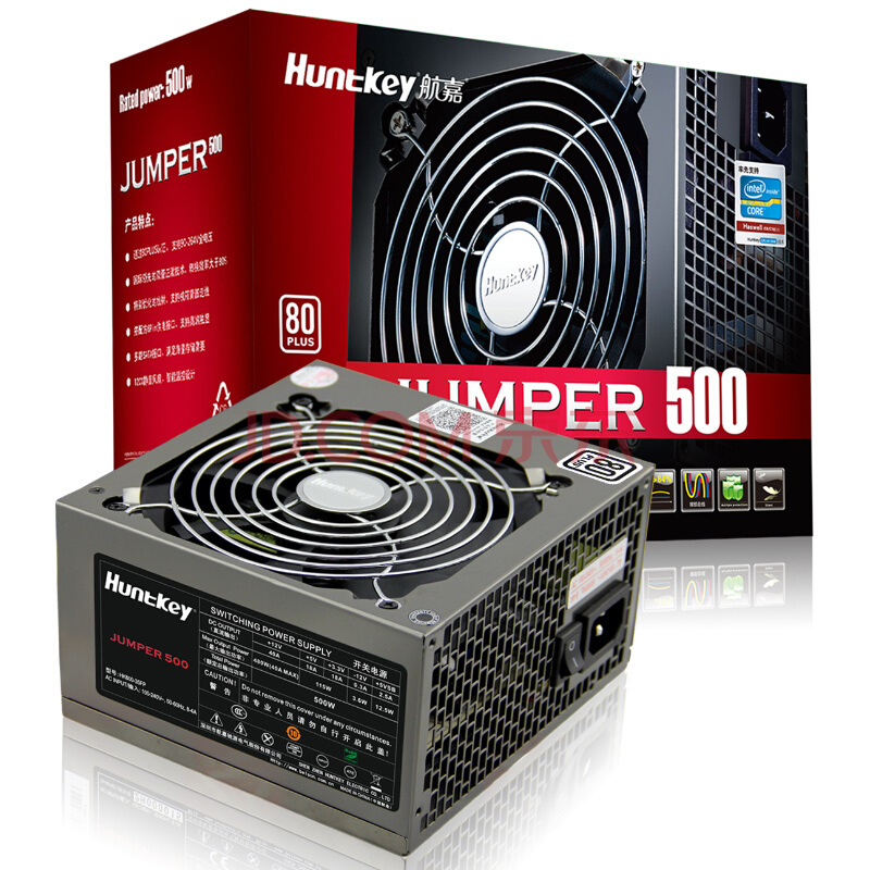 Huntkey  JUMPER 500 ģԴ500W80PLUSƣ