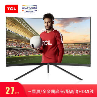 TCL T27M7C 27Ӣ  VAʾ1800R100% sRGB999Ԫ