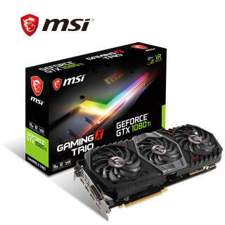 ΢GTX 1080 Ti GAMING X TRIO 1683-1569MHz 352BIT 11GB GDDR5X PCI-6599Ԫ