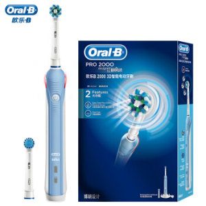 BRAUN  Oral-B ŷ-B Pro 2000 3Dܵ綯ˢ ʣ滻ˢͷ2+ˢͷ269Ԫ