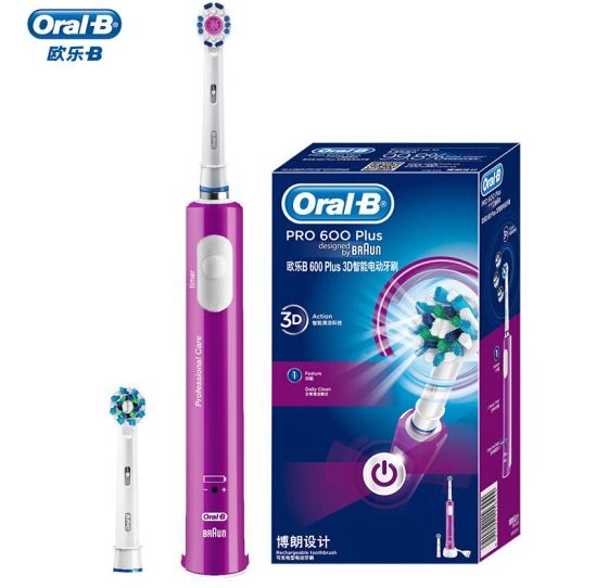 BRAUN  Oral-B ŷ-B Pro 600 Plus 3Dܵ綯ˢ 3 ʣ17537Ԫ