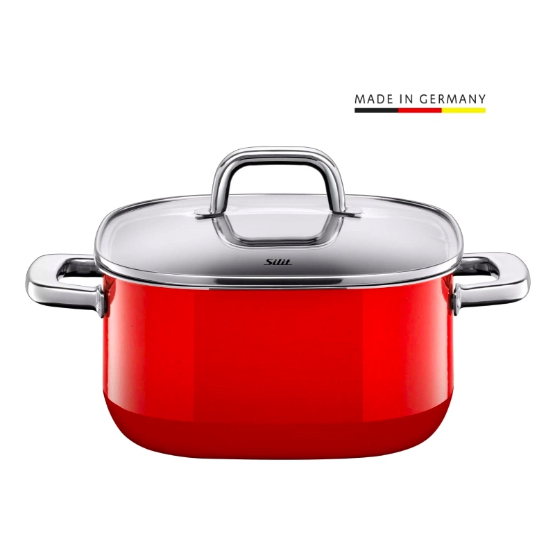 Silit 喜力特 德国产 Quadro系列 希拉钢 红色汤锅 4.4L 亚马逊海外购 6.2折 直邮中国