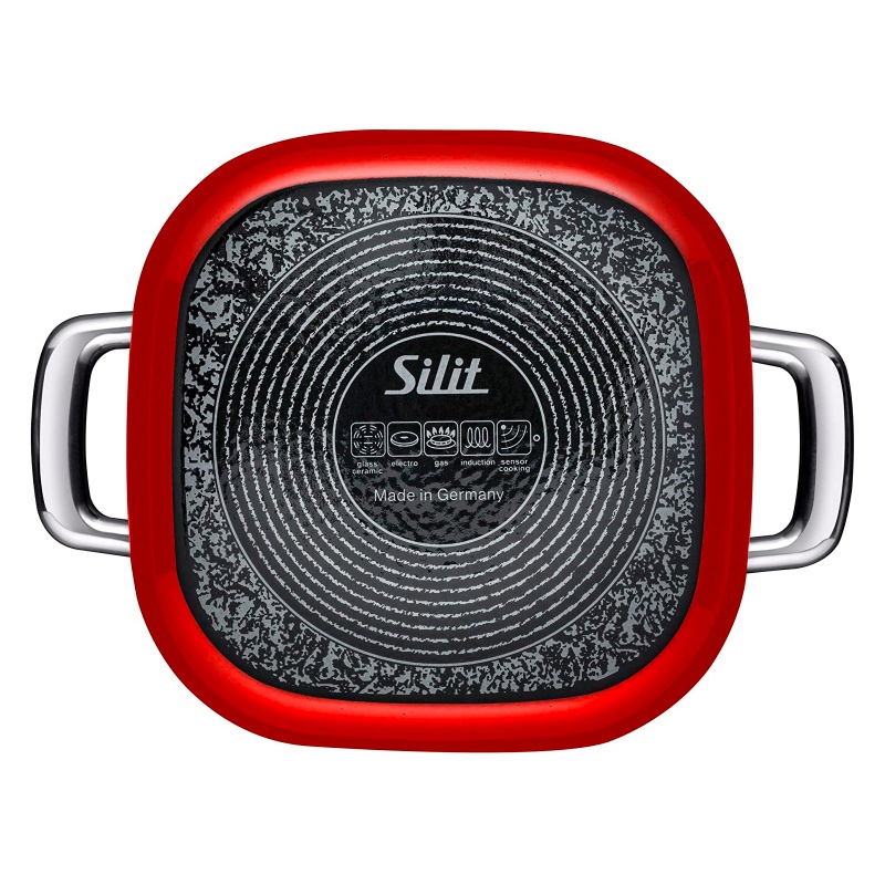 Silit 喜力特 德国产 Quadro系列 希拉钢 红色汤锅 4.4L 亚马逊海外购 6.2折 直邮中国