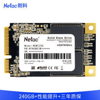 Netac ʿ N5Mϵ mSATA ̬Ӳ 240GB 3707Ԫȯ235.67Ԫ/