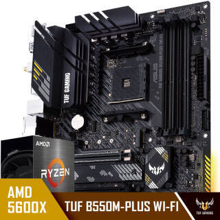 ASUS ˶ TUF GAMING B550M-PLUSWIFI  + AMD  R5-5600X C2142.1Ԫ