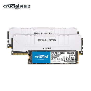 Crucial Ӣ 16GB8G2 DDR4 ڴװ +P2 1TB ̬Ӳ M.2