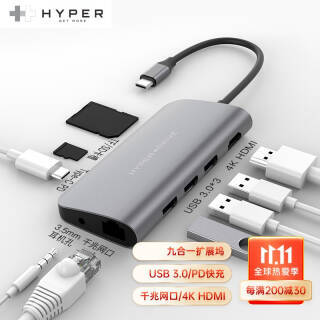 HYPER Hyper HD30F źһType-C๦չ루PD/USB3.03/4K