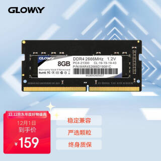 GLOWAY  սϵ DDR4 2666MHz ʼǱڴ 8GB159Ԫ