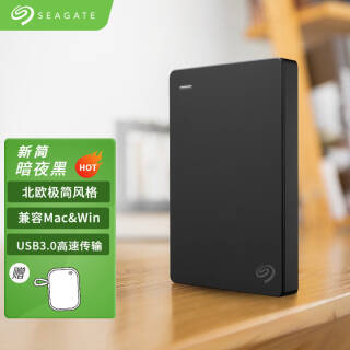 SEAGATE ϣ ƶӲ ϵ USB 3.0 2.5Ӣ  Я MAC PS4 ҹɫ 2TB404Ԫ