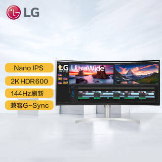 LG ֽ 38Ӣ NanoIPS 2K HDR600 G-Sync 144Hz  13974Ԫȯ