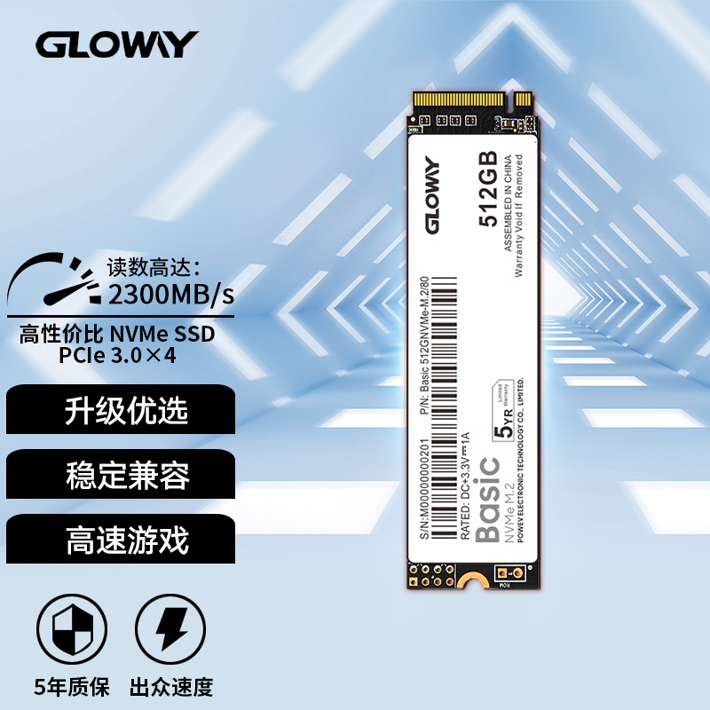 GLOWAY  Basic M.2 NVMe ̬Ӳ 512GB