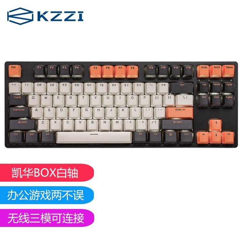 KZZI ֥ K87 87 2.4G ģ߻е ɫ BOX 
