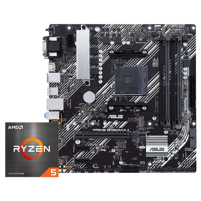 ASUS ˶ PRIME B450M-A II+AMD 5 5500 Uװ1168.08Ԫ
