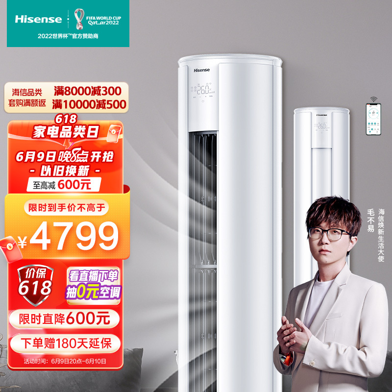 Hisense  Сͯϵ KFR-72LW/E80A1 һЧ ʽյ 3ƥ4699Ԫȯ