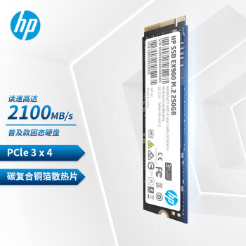 HP  EX900 M.2 NVMe ̬Ӳ 250GBPCI-E3.0209Ԫ