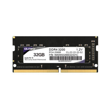 20㿪ʼGLOWAY  սϵ DDR4 3200MHz ʼǱڴ 32GB