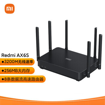 1016㣺Redmi  AX6S 3200M ˫Ƶǧ WIFI6 ·268Ԫ