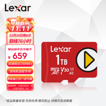 Lexar ׿ɳ PLAYϵ Micro-SD洢 1TB