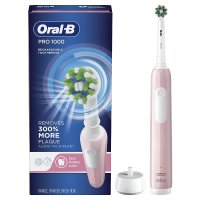 补货：Oral-B Pro 1000 新款电动牙刷促销粉色款史低$23.99($59.99)