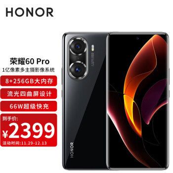 HONOR ҫ 60 Pro 5Gֻ 8GB+256GB2349Ԫ