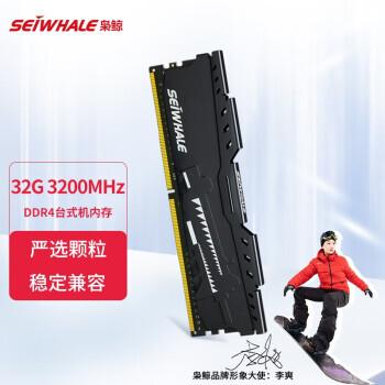 SEIWHALE ɾ ̨ʽڴ 32GB DDR4 3200 羺ϵ299.9Ԫ