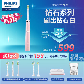 PHILIPS  ʯϵ HX9362/67 綯ˢ ɫ ֻʯˢͷ