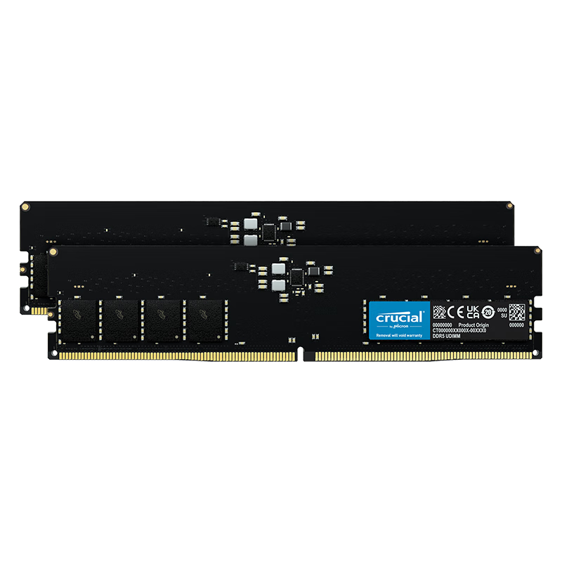 PLUSԱCrucial Ӣ DDR5 5600MHz ʼǱڴ 32GBװ16GBx2