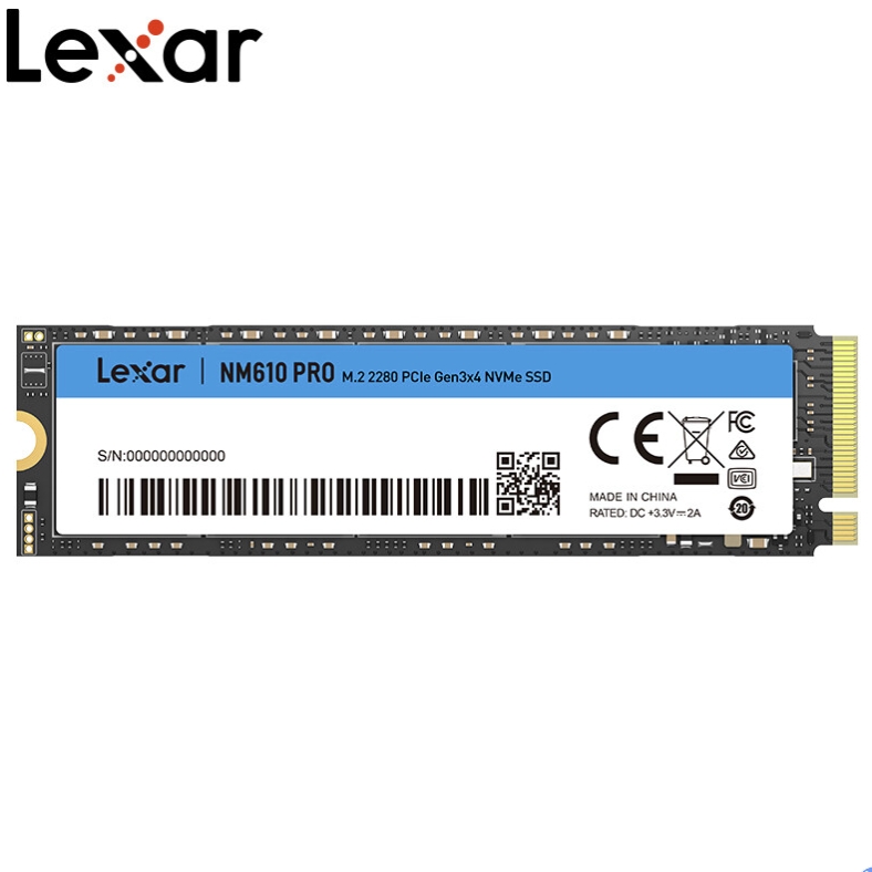 Lexar ׿ɳ NM610 PRO NVMe M.2̬Ӳ 1TBȯ359Ԫ