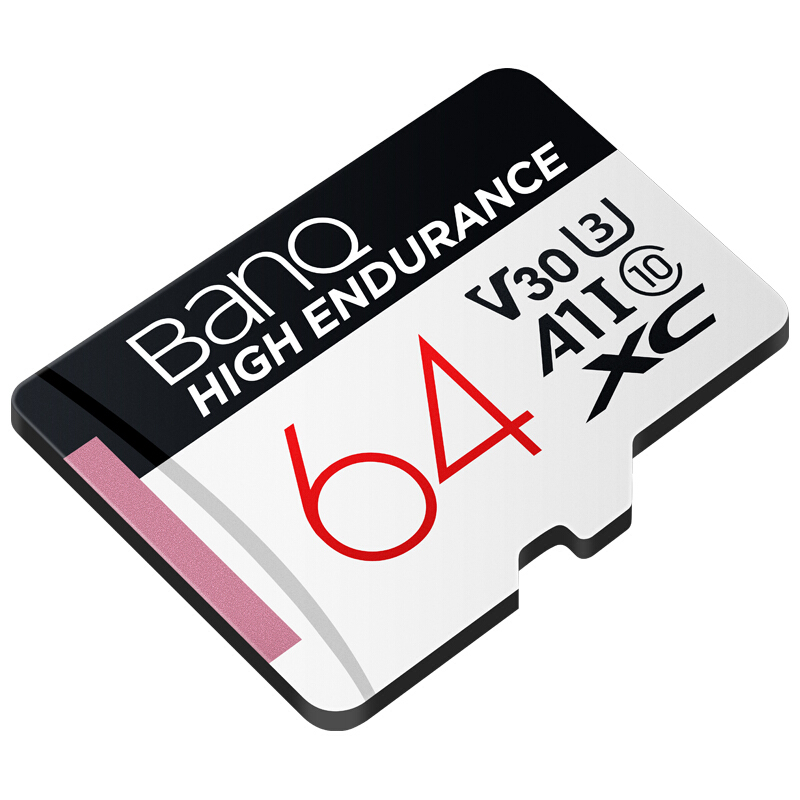 BanQ HIGH ENDURANCE V30 Micro-SD存储卡 64GB（UHS-I、V30、U3、A1）16.9元
