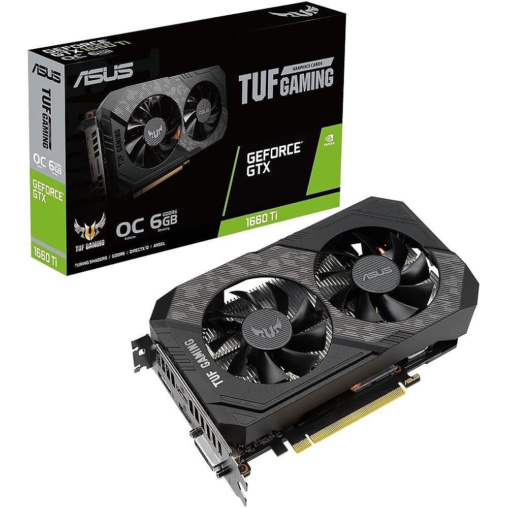 华硕 ASUS 显卡 6GB TUF-GTX1660TI-O6G-EVO-GAMING3371.55元