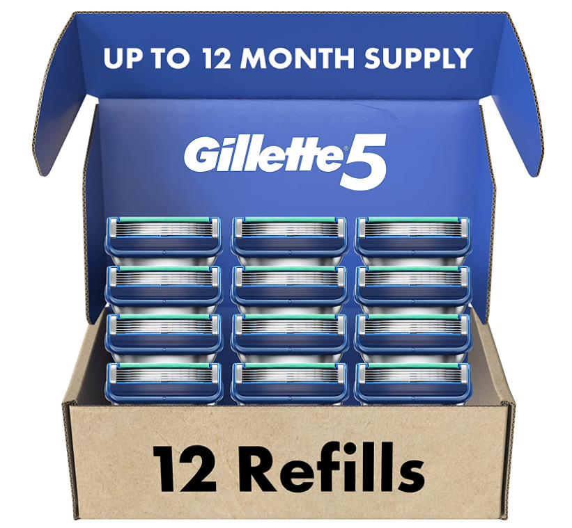 Gillette  5 뵶ͷ 12װֱʺ˰֣167.8